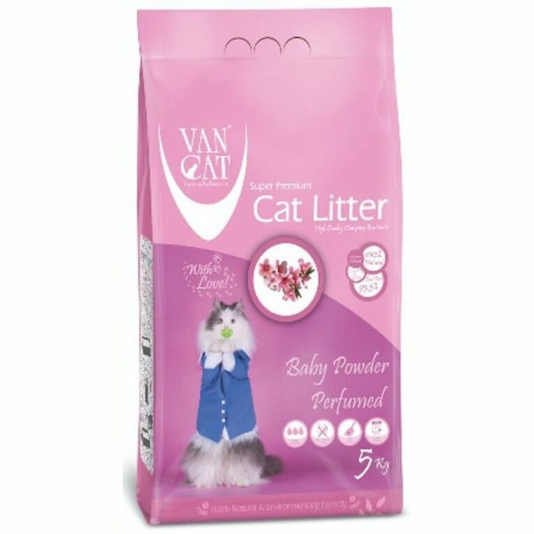 Van Cat Super Premium Quality Baby Powder 5 kq uşaq pudrası ətirli