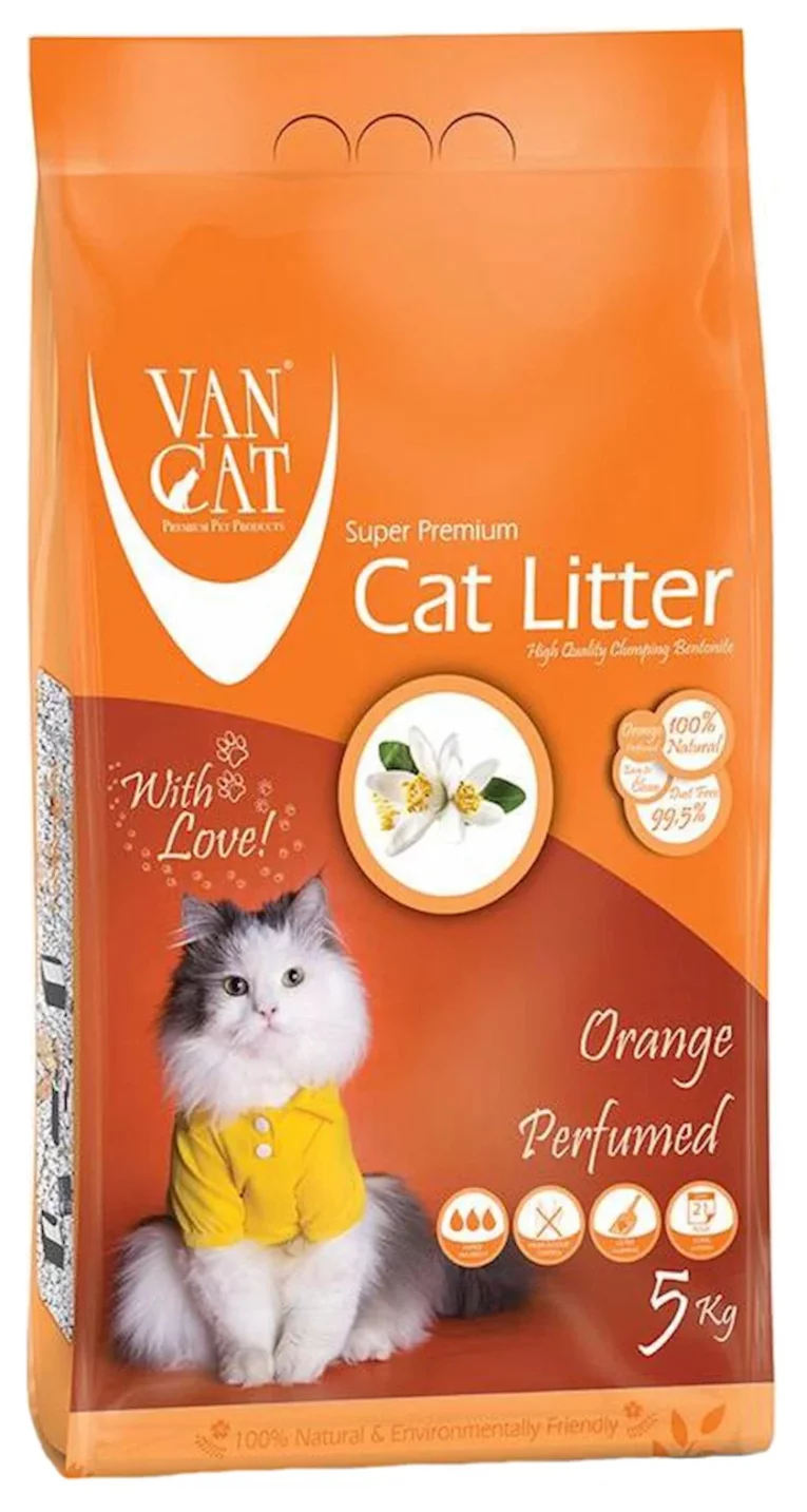 Van Cat Super Premium Quality Orange 5 kq portağal ətirli