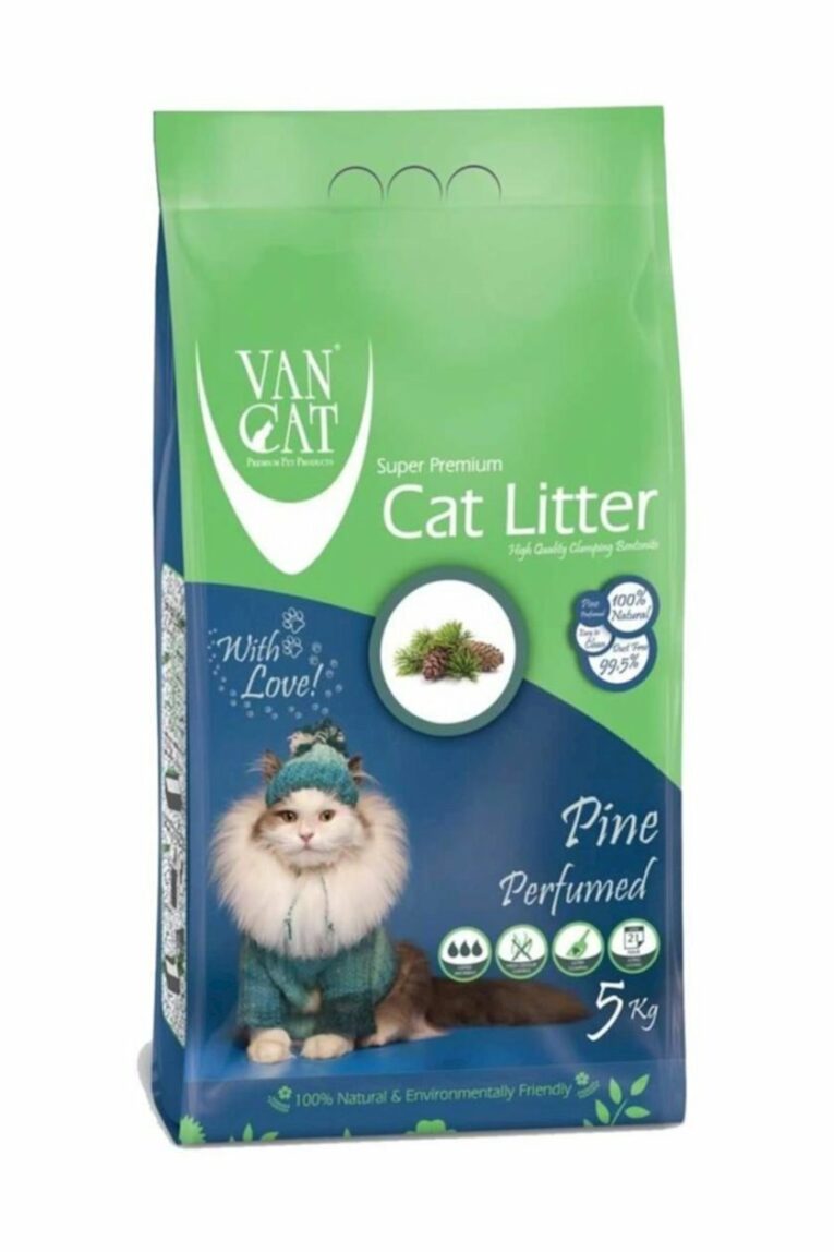 Van Cat Super Premium Quality Pinе 5 kq Şam ağacı ətirli